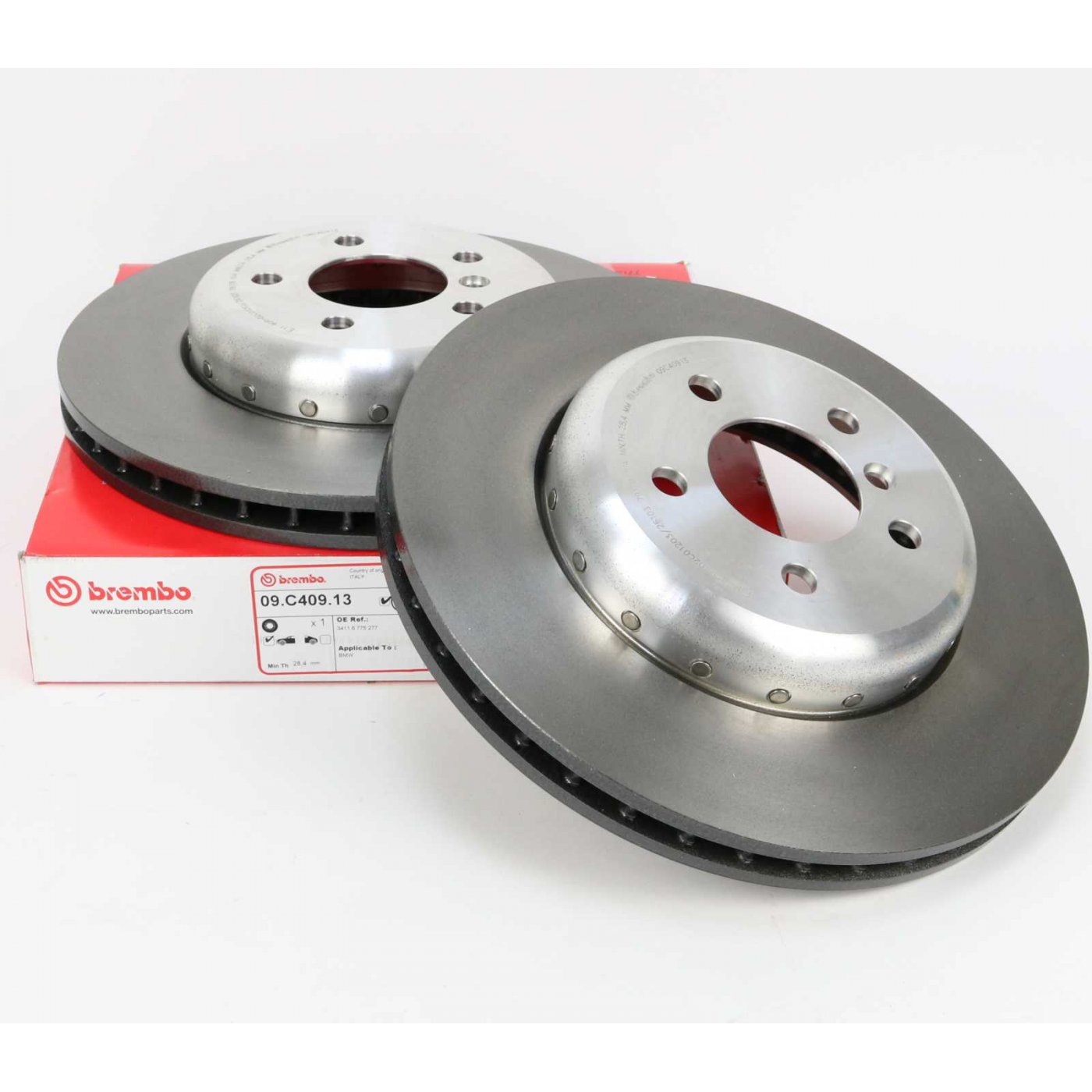 09.C409.13 2x Brembo Bremsscheibe 2-TEILIG VA passend für BMW 5er 6er 7er