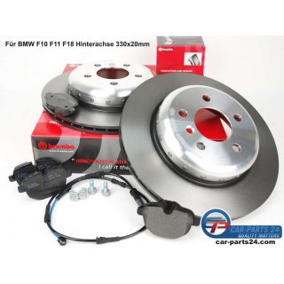 Brembo Bremsen Set / Bremskit Hinterachse 330x20 fr BMW F10 F11 F18
