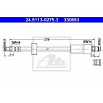 ATE Bremsschlauch zum Bremssattel Hinterachse fr BMW e39...