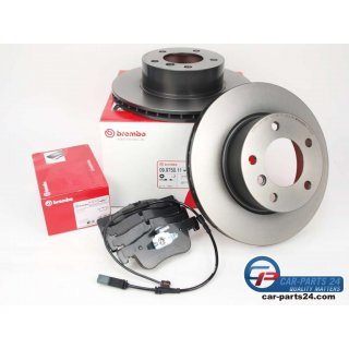 Brembo brake set discs + pads + sensor 284x22mm for BMW F20 F21