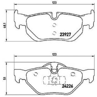 Brembo Bremsen Set Hinterachse 300x20mm BMW E81 E87 130i 123d E90 E91 E92 E93 E84