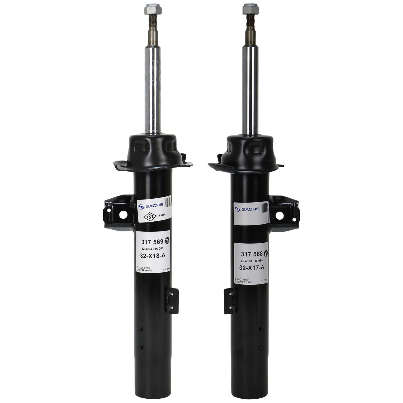 SACHS shock absorber BMW e81 e87 front left and right for standard  suspension, 124,99 €