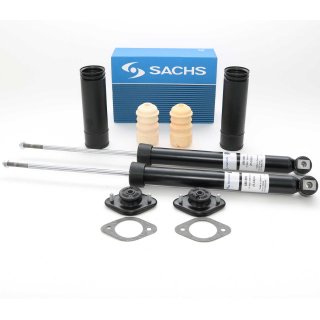 2 x Sachs Stodmpfer + Domlager + Staubschutzsatz Hinterachse fr BMW E36 E46