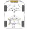 2 x Powerflex PFR5-1913-13 PU Rear Stabilizer Mounting Bush for BMW 1er 2er 3er 4er (No.13)