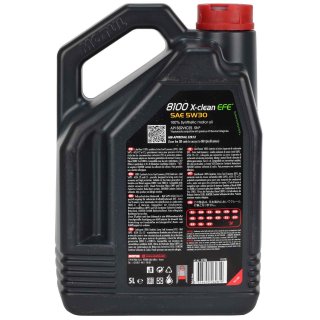 Engine Oil MOTUL 8100 X-CLEAN EFE C2/C3 5W30 20L