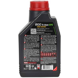 Motul 8100 X-clean EFE 5W30 5 Liter - motor oil