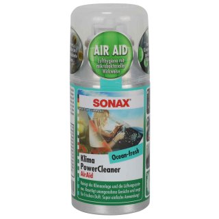 Sonax Clima Clean Ocean-fresh 100ML reinigt die Klimaanlage und erzeugt frischen Duft