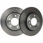 Brembo front brake discs drilled 300x22mm for BMW e46 Z3...