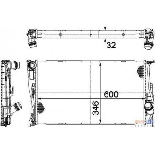 Khler fr BMW E81 - E88 und E90 - E93 Diesel Automat