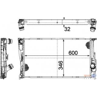 Khler fr BMW E90 - E93 Diesel Automatik 2,0 - 3,0d
