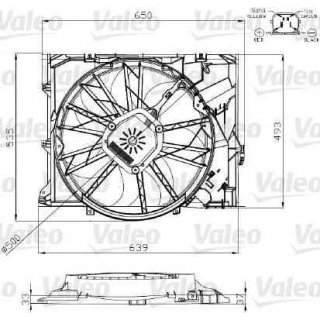 Valeo Elektrolfter fr Khler BMW E81 - E88 und E90 - E92