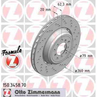 Bremsscheibe VA rechts Formula Z fr BMW E90 - E93 M3