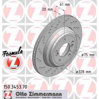Zimmermann Formula Z BMW HA Links 328x20mm E46 M & Z4
