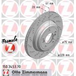 Zimmermann Formula Z BMW HA Links 328x20mm E46 M & Z4