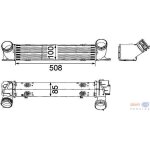 Ladeluftkühler für BMW E81 E82 E84 E87 E88 E90...