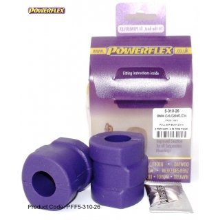 2 x Powerflex PFF5-310-26 PU Stabilager 26mm BMW e36 e36 compact Z3 (Nr.2)