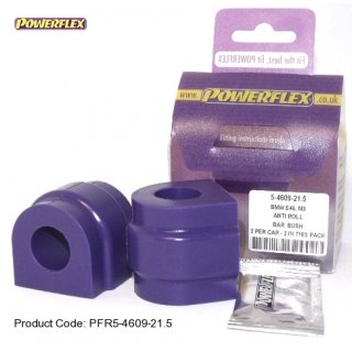 2 x Powerflex PFR5-4609-21.5 PU Stabilager HA 21.5mm BMW e46