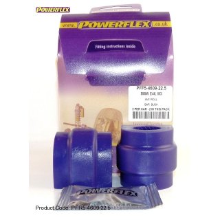 2x Powerflex PFR5-4609-22.5 PU Stabilager 22,5mm Hinterachse fr BMW e46 M3 CSL Z4 e86 M3.2