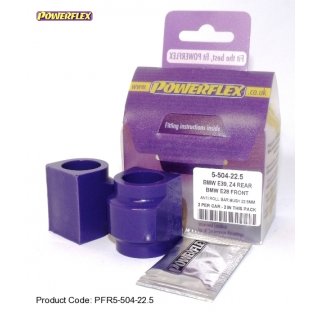 2 x Powerflex PFR5-504-22.5 Rear Roll Bar Mounting Bush 22.5mm