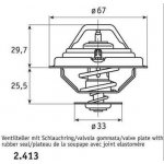 Thermostat mit Dichtung 80 von Behr fr BMW td & tds
